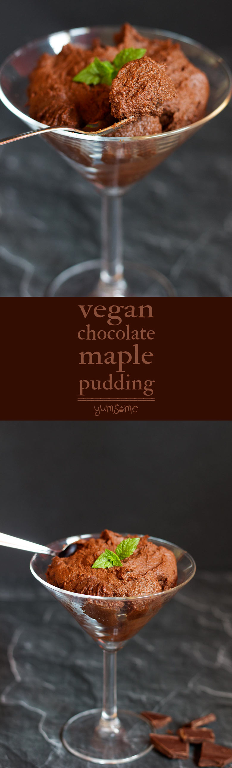 Vegan Chocolate Maple Pudding with a secret ingredient!