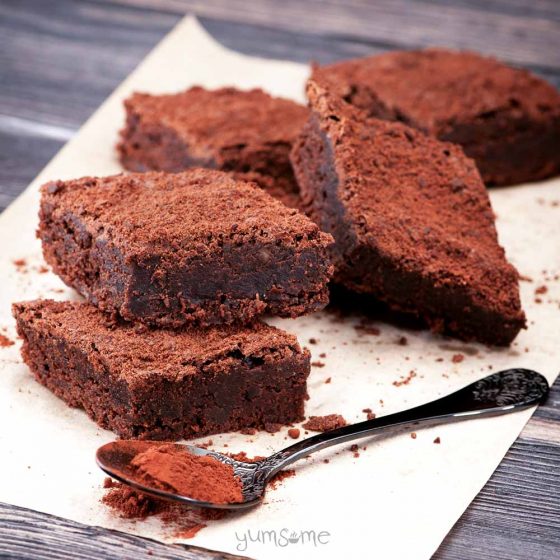 Vegan Rice Cooker Brownies