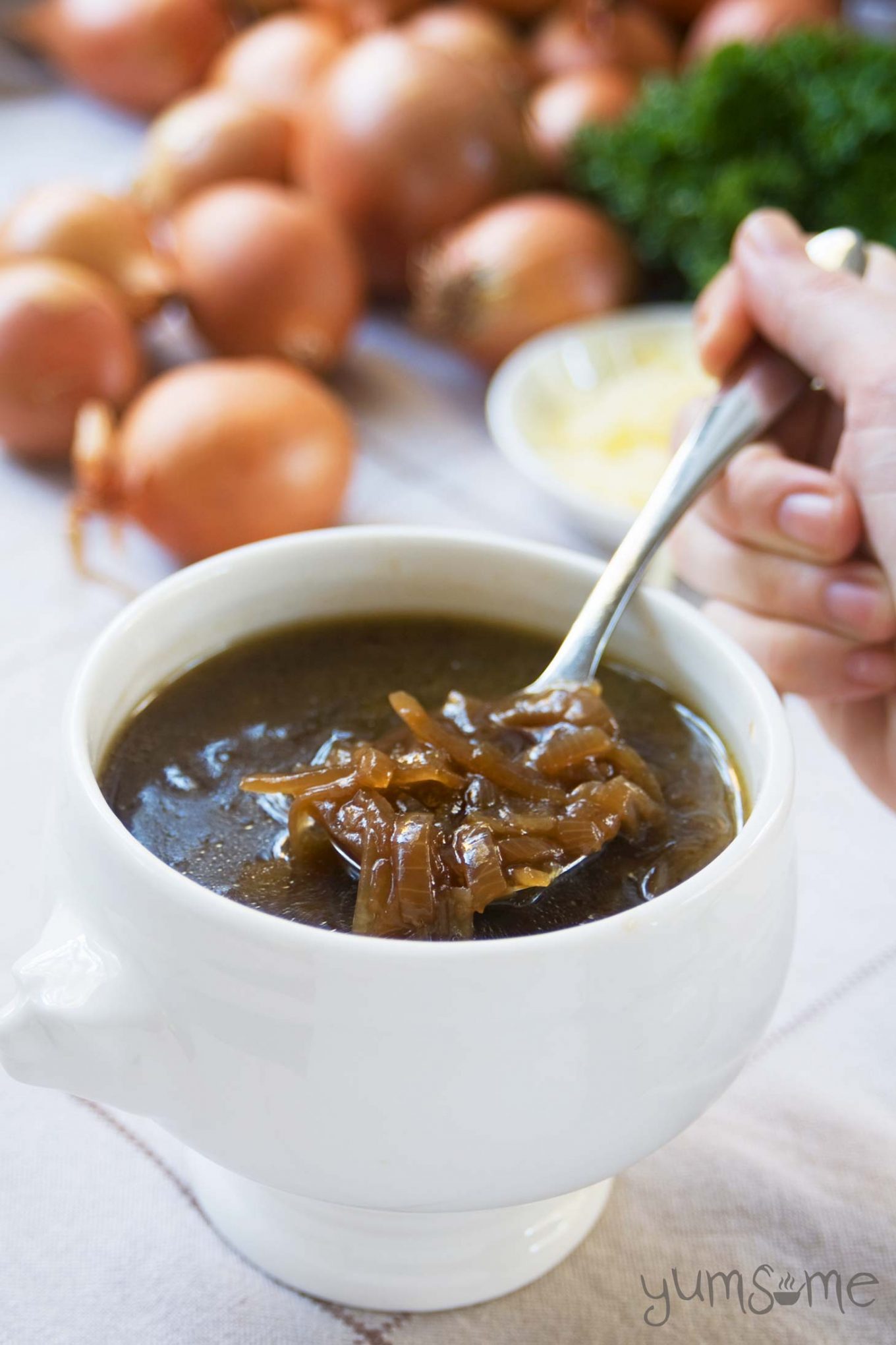 Vegan Caramelised Onion Soup