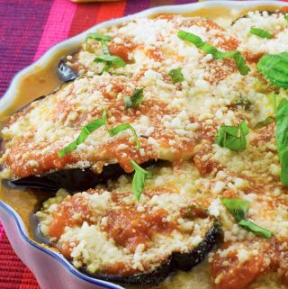Italian eggplant parmesan