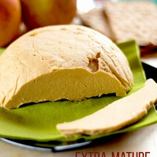 extra mature vegan cheddar | yumsome.com