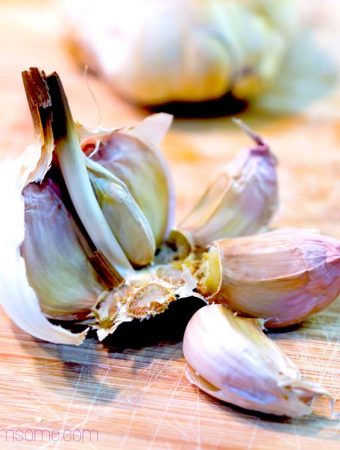 Instead of adding raw or fried garlic to a dish, why not add roast garlic instead? Creamy, rich, and with just a hint of sweetness, it's great on toast too! | yumsome.com
