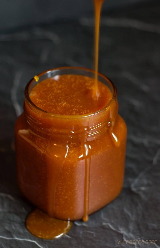 Simple 4-Ingredient Vegan Salted Caramel Sauce