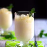 Sweet and tangy, my refreshing easy no-churn vegan mojito sorbet is made with just five simple ingredients, requires no special equipment, and is the perfect way to cope with a hot and humid summer. | yumsome.com