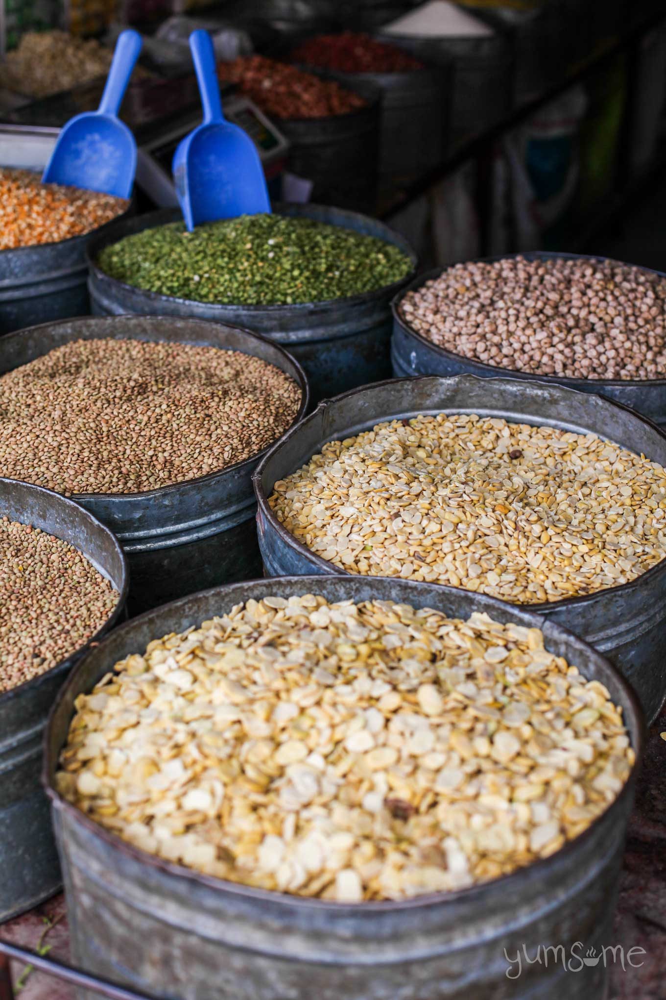 pulses and beans in the souk | yumsome.com
