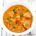 My vegan paneer butter masala is a perfect balance of spiciness and creaminess, and works really well with Indian breads or rice, and starchy curry dishes, such as aloo masala and dal fry. | yumsome.com