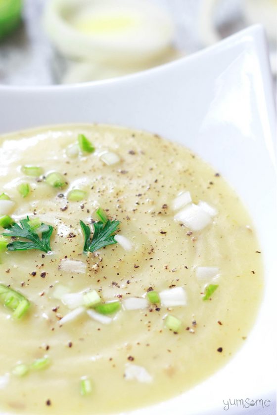 Hearty Potato, Leek, and Cheese Soup