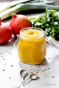 This mildly spicy pumpkin purée is really easy to make, and is very versatile. Use for sweet and savoury dishes alike. | yumsome.com