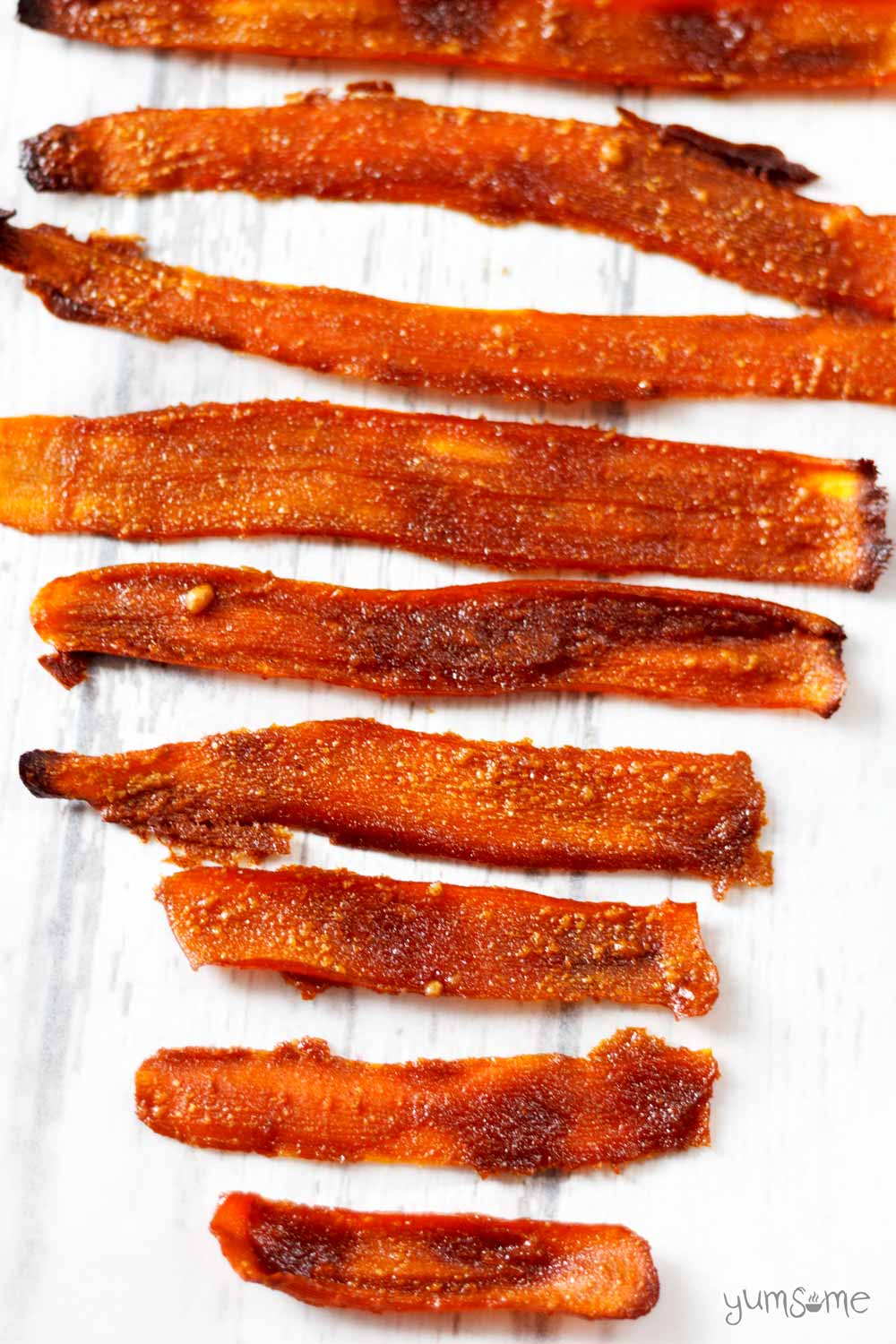 the best vegan carrot bacon | yumsome.com