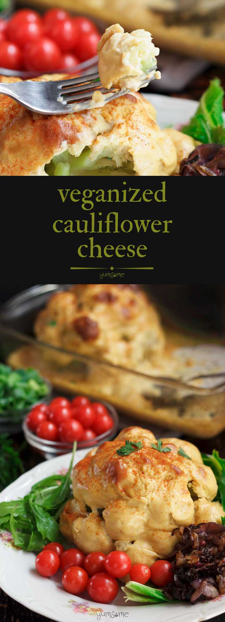 Vegan Cauliflower Cheese
