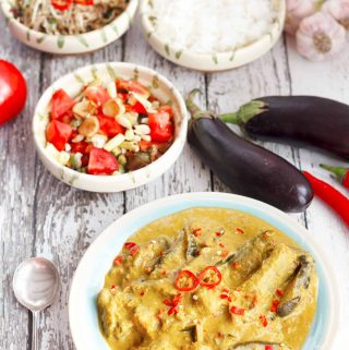 Vegan Burmese eggplant curry | yumsome.com