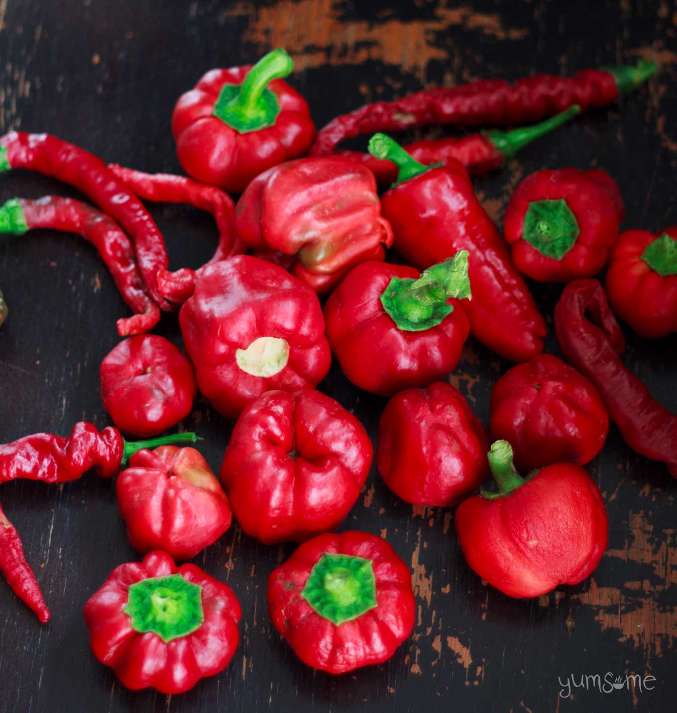 red peppers and chillies | yumsome.com