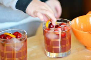 cranberry pineapple mocktail