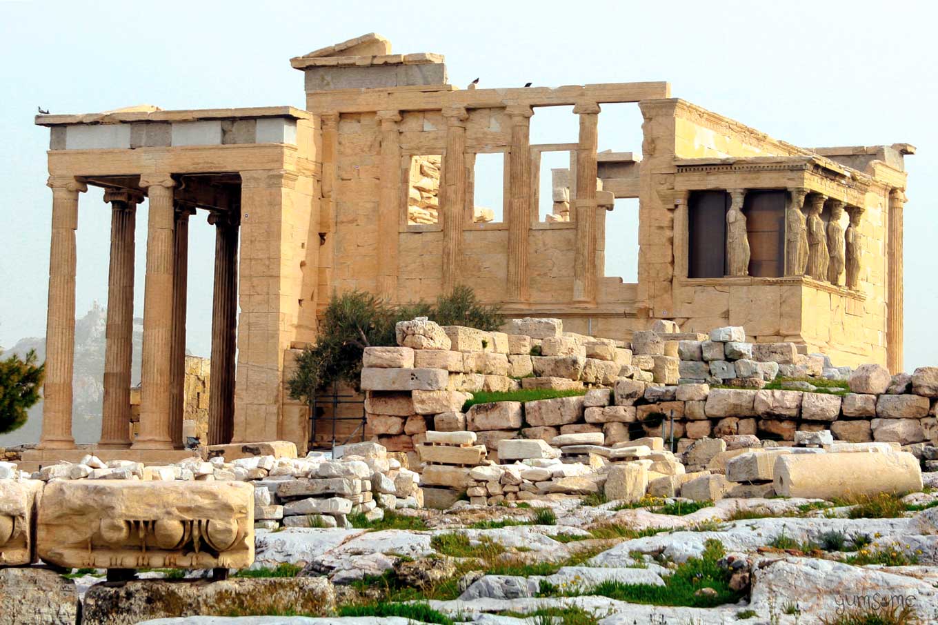 The Erechtheion at the Acropolis of Athens | yumsome.com