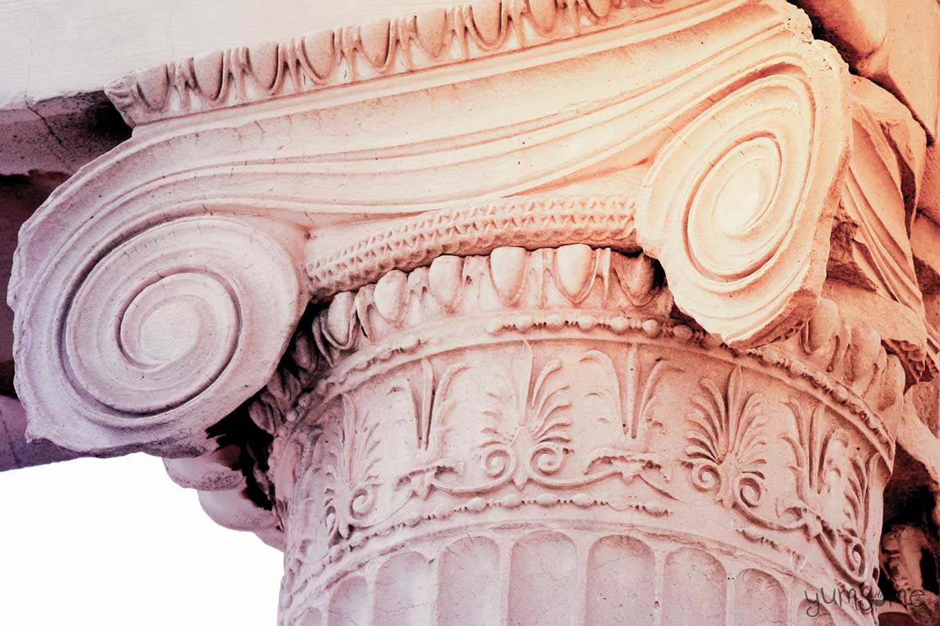  Ionic capital on the Erechtheion columns | yumsome.com