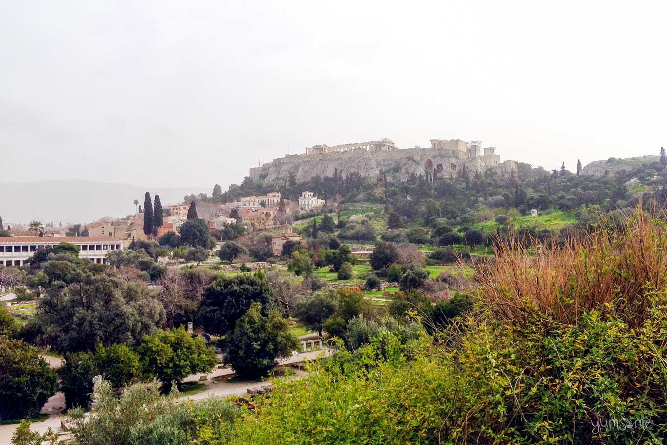the acropolis of athens | yumsome.com