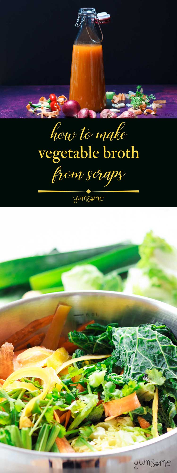 How To Make Vegetable Broth From Scraps yumsome