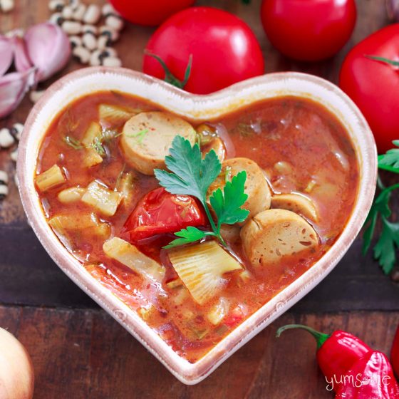 Vegan Sausage, Fennel, and Bean Casserole yumsome