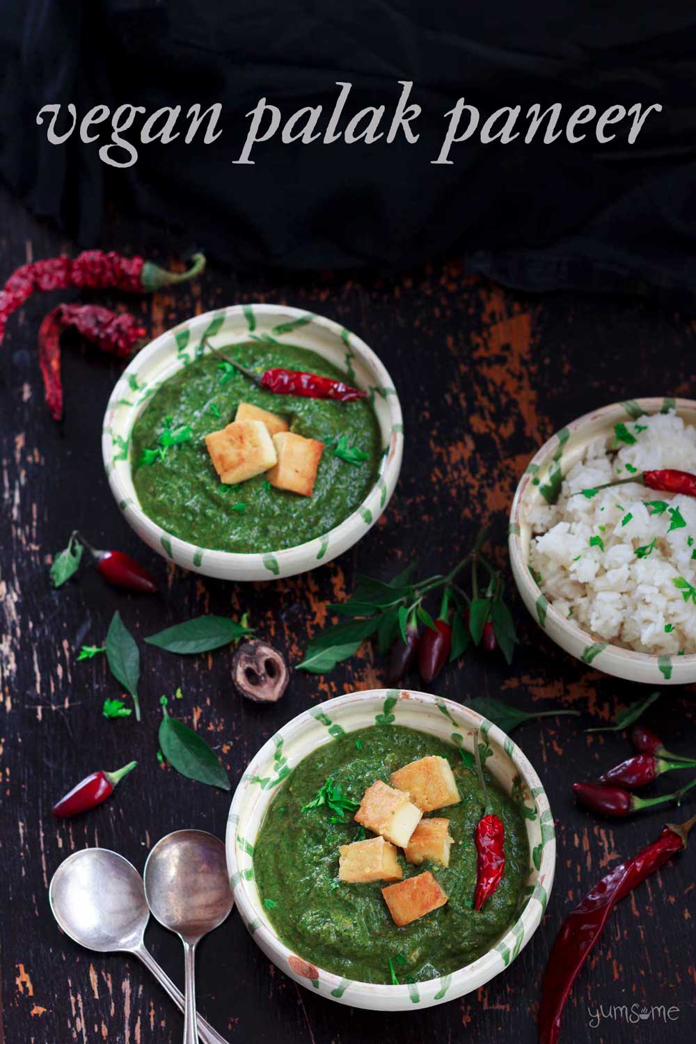 Quick and Easy Vegan Palak Paneer