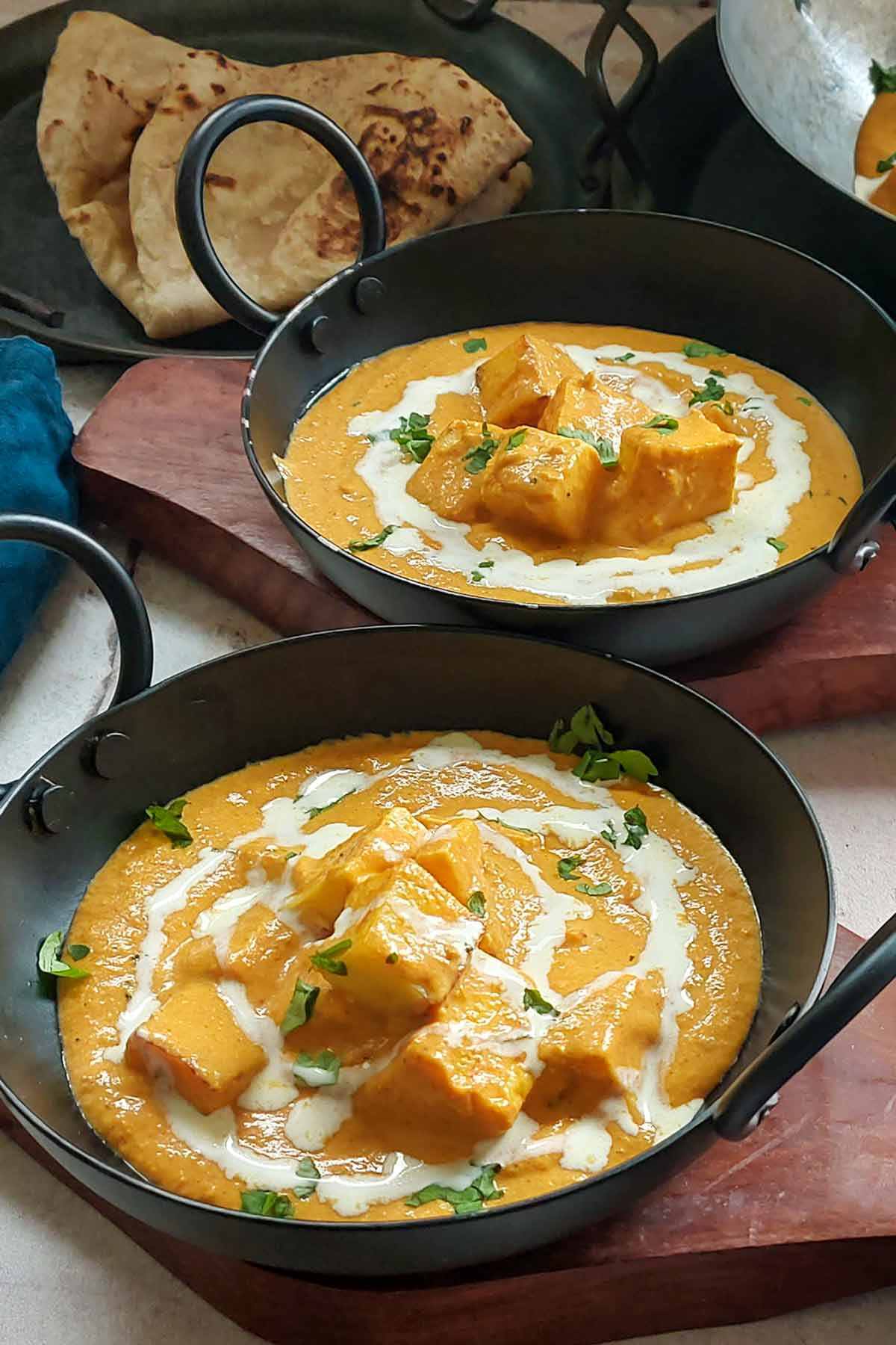 Paneer butter masala.