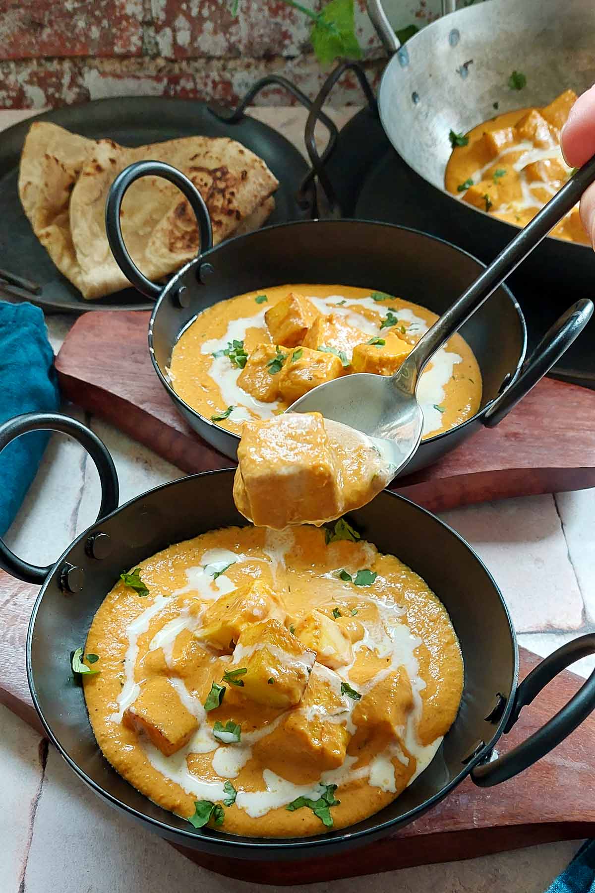 Paneer butter masala.