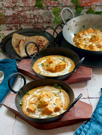 North Indian paneer masala.